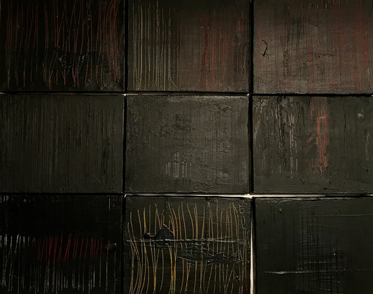 Caresser les ombres ( 9 toiles 30 x 20)