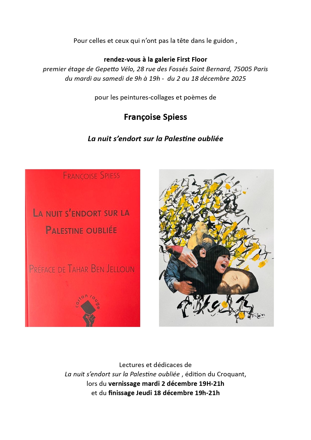 Lecture & dédicace Galerie first floor